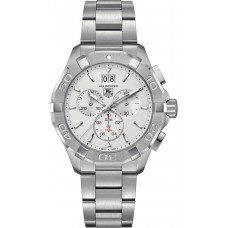 Tag Heuer Aquaracer Silver Dial Chronograph Men's Watch CAY1111-BA0927